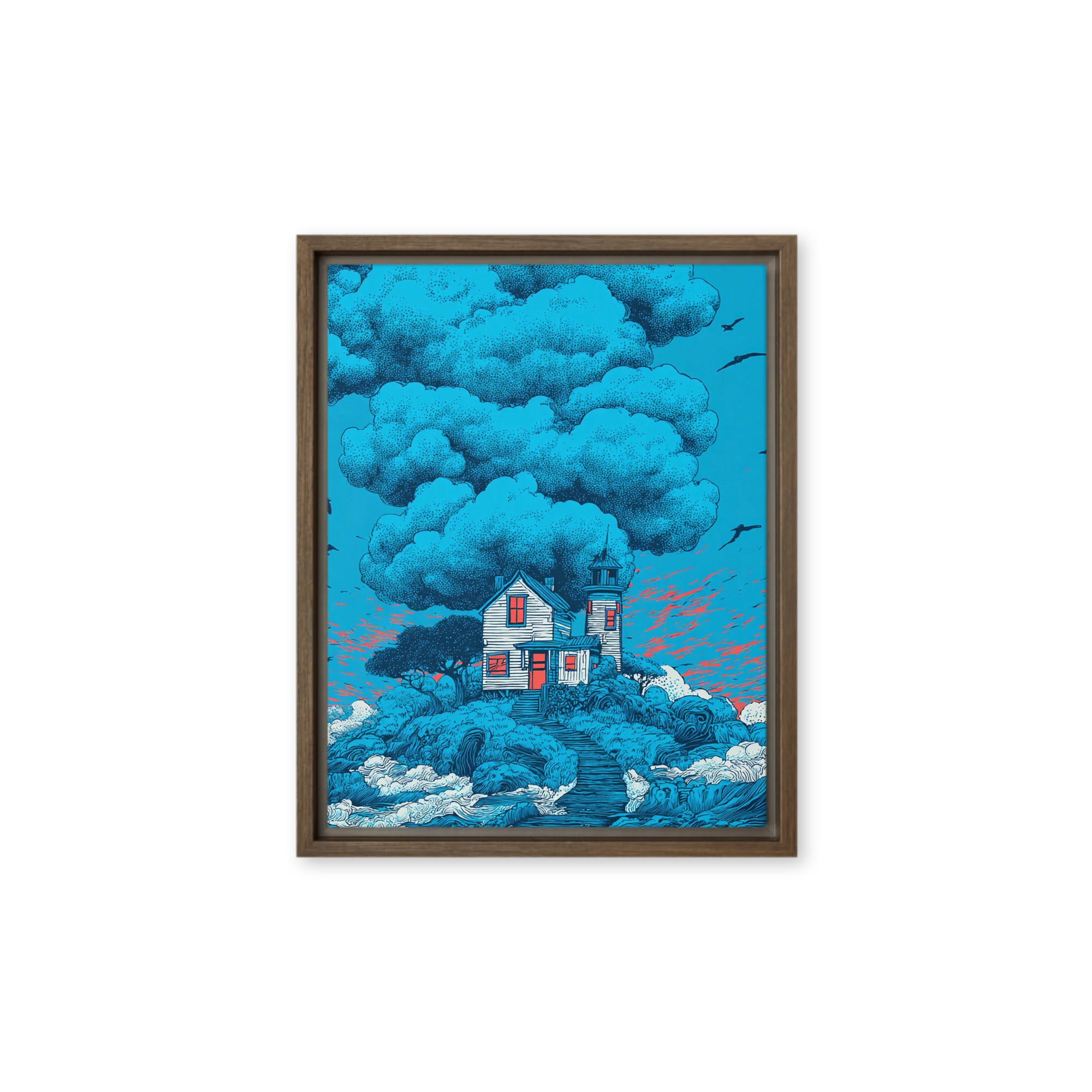 Beacon on Blue | Art Print