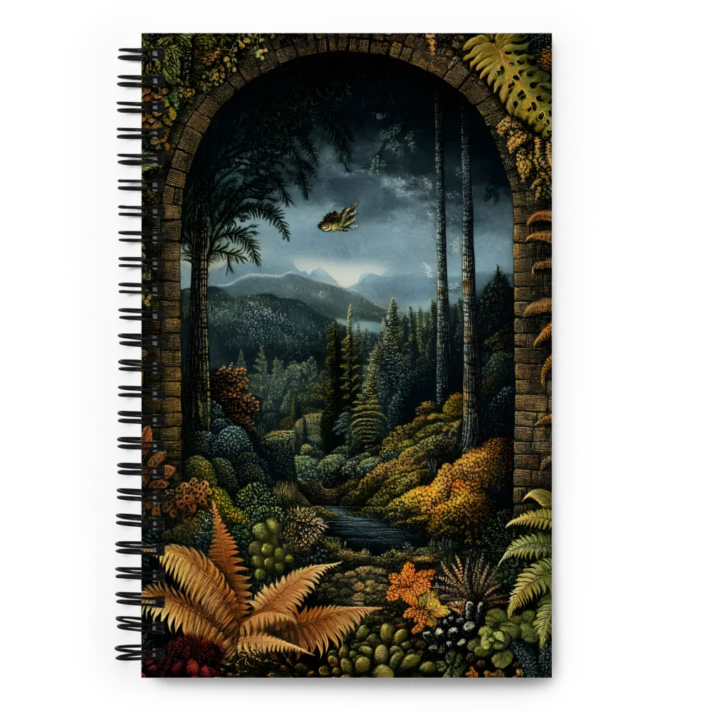 Glimpse into the Ancient Realm 
 Spiral Notebook | 140 pages