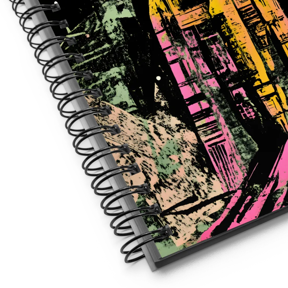 Retro Sci-Fi Launch 
 Spiral Notebook | 140 pages