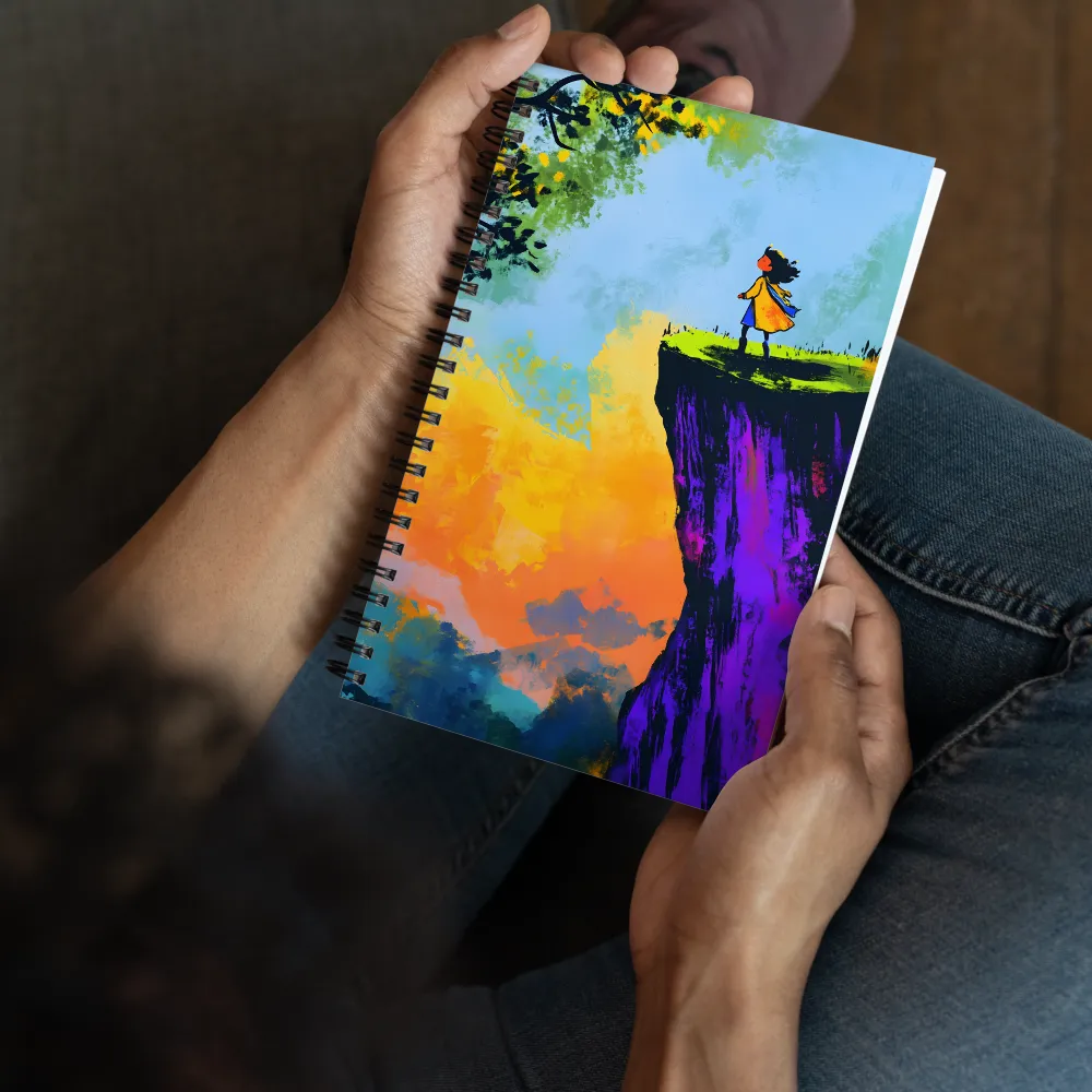 Cliff Edge Wonder 
 Spiral Notebook | 140 pages