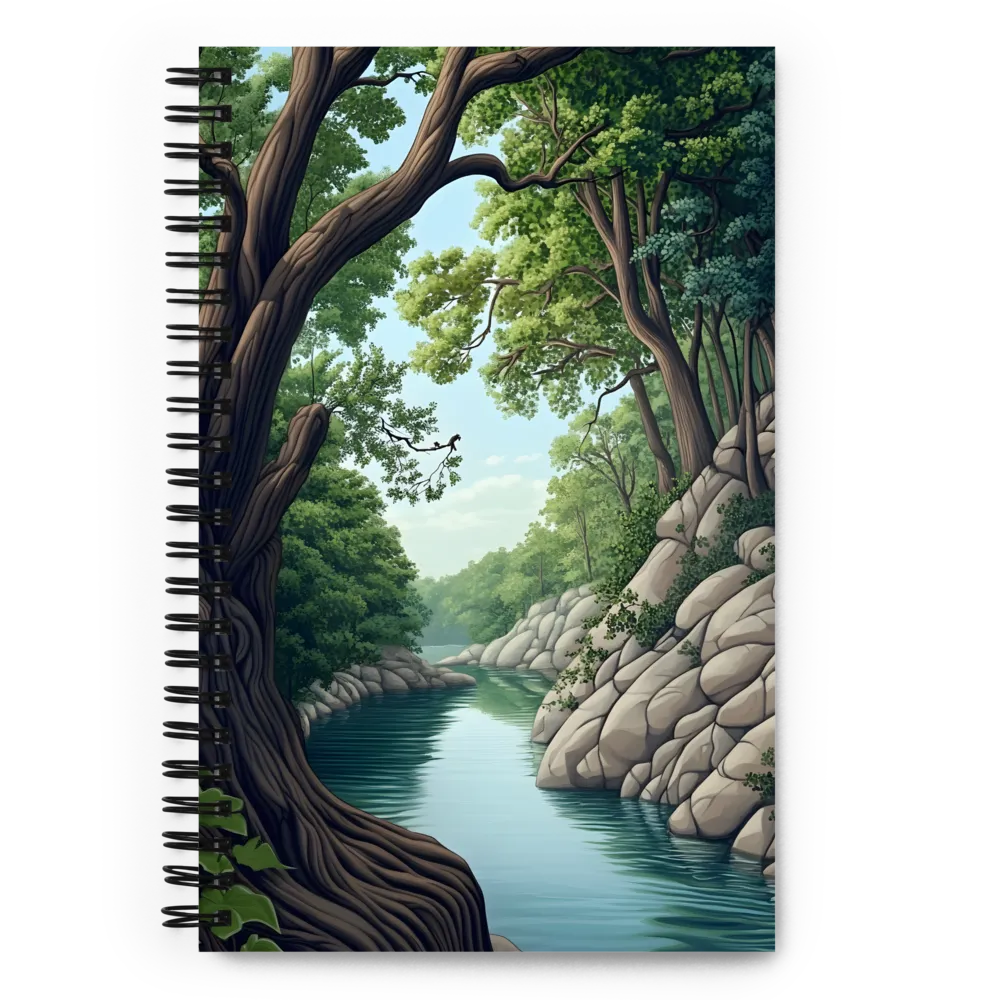Tranquil Reflections: A Serene River Landscape