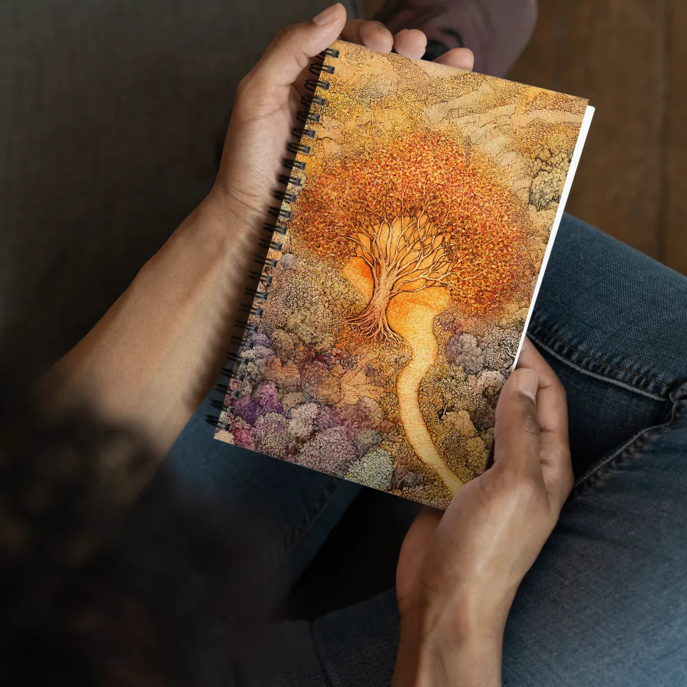 The Luminous Forest Path 
 Spiral Notebook | 140 pages