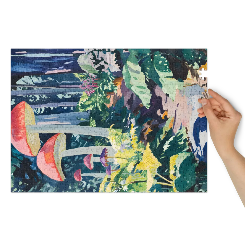 Le Sentier Enchanté 
 Puzzle en boite metallique