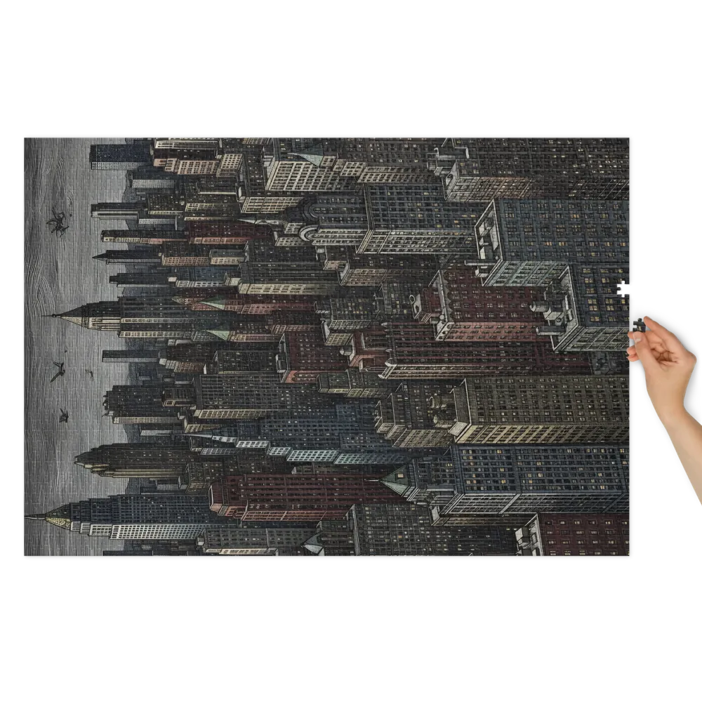 Metropolis Etching | Jigsaw Puzzles