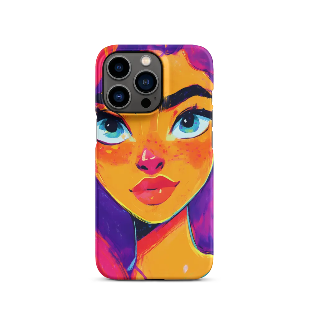 Vibrant Woman Portrait | Phone Case