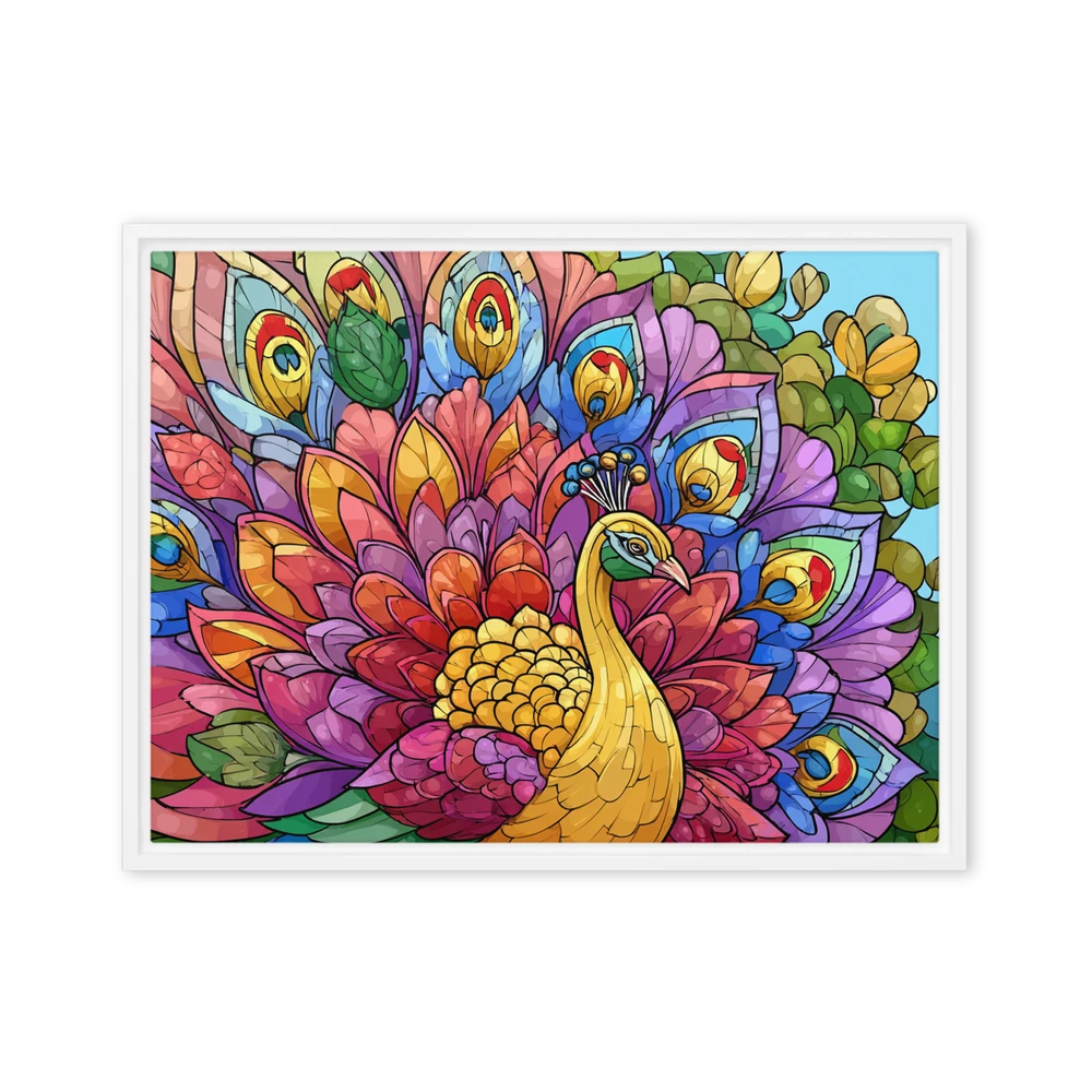 Prismatic Peacock | Art Print