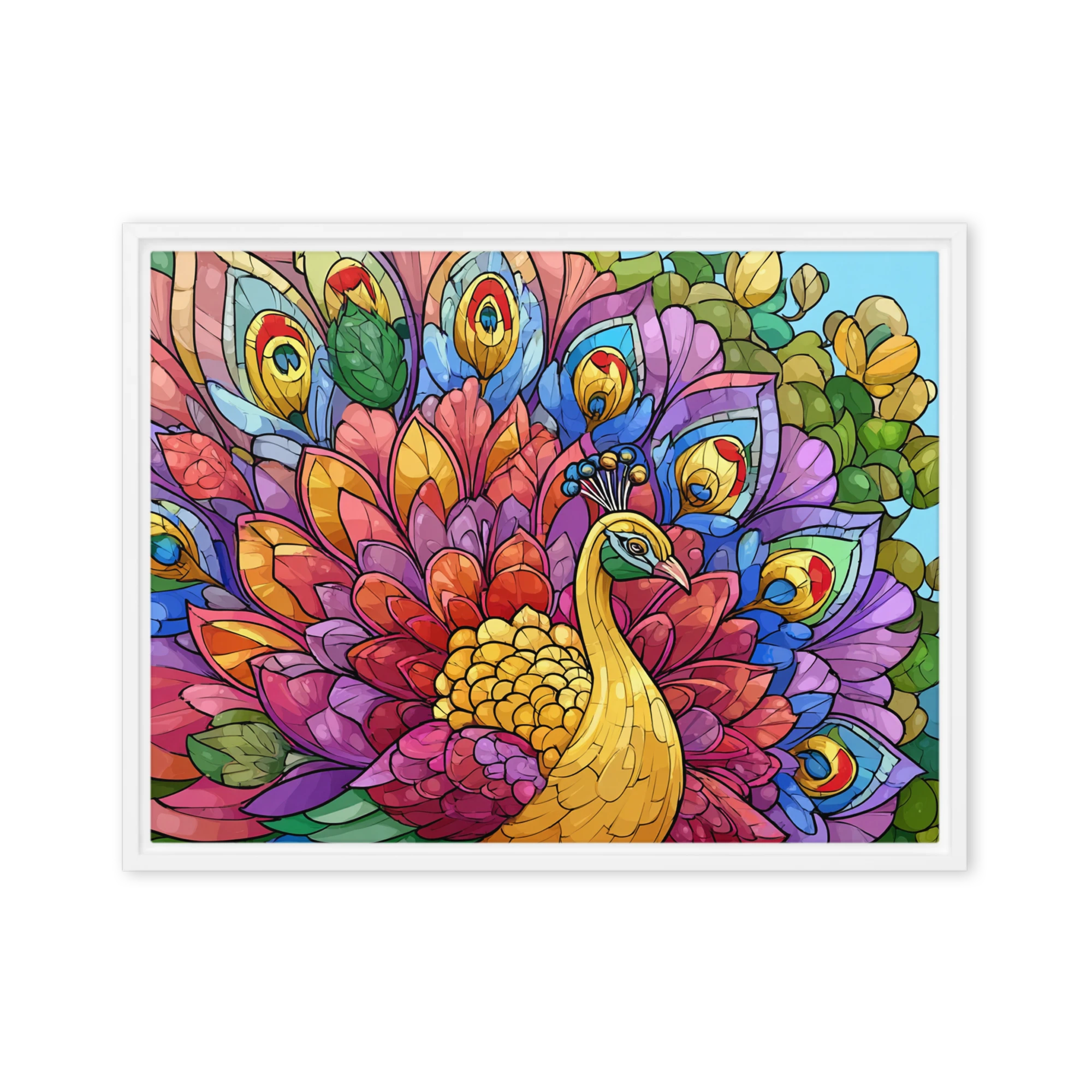 Prismatic Peacock | Art Print