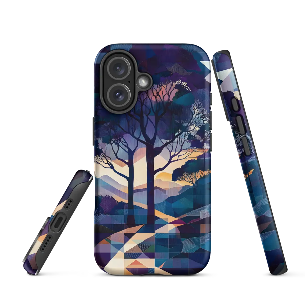 Abstract Trees and Landscape | Phone Case