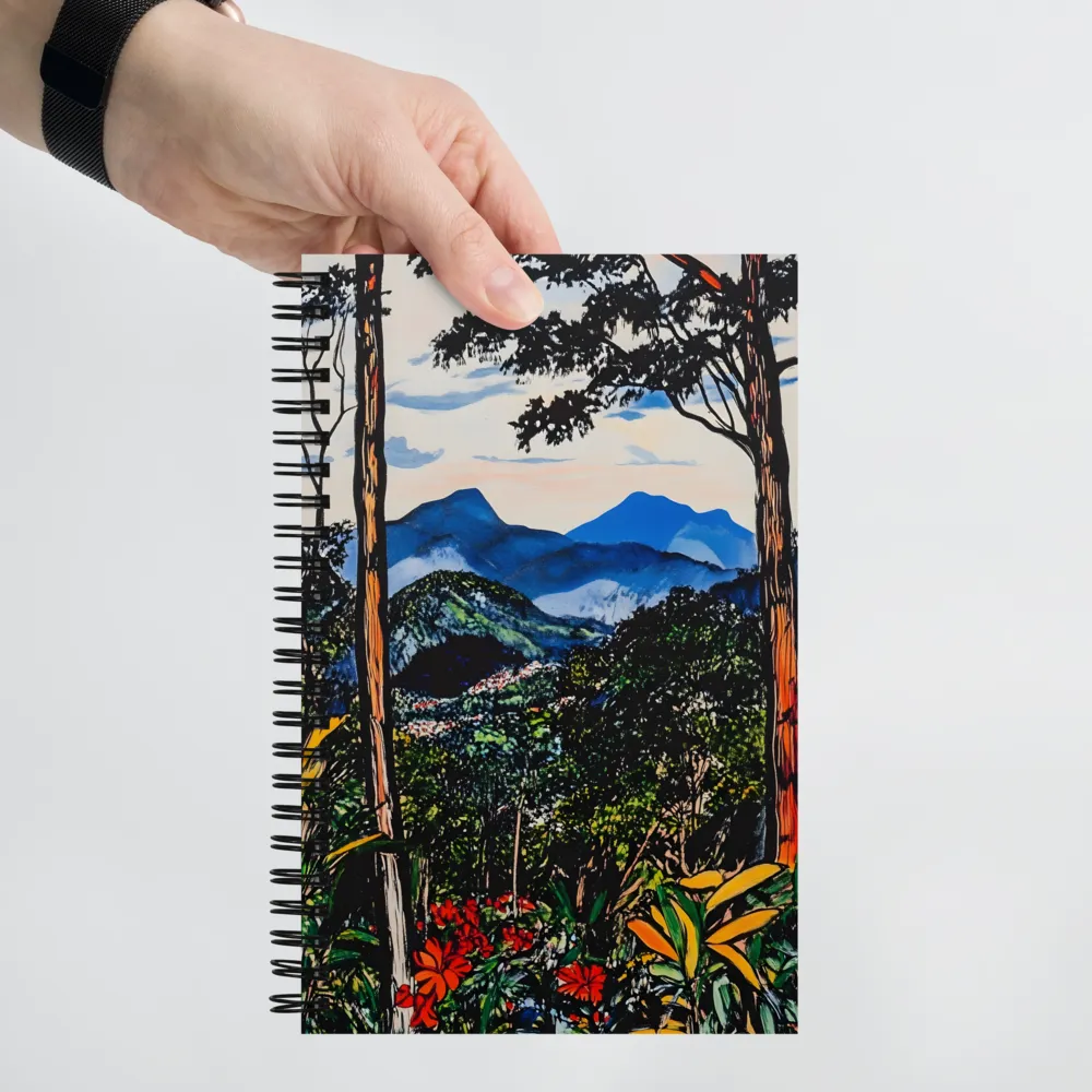 Tropical Mountain Forest 
 Spiral Notebook | 140 pages