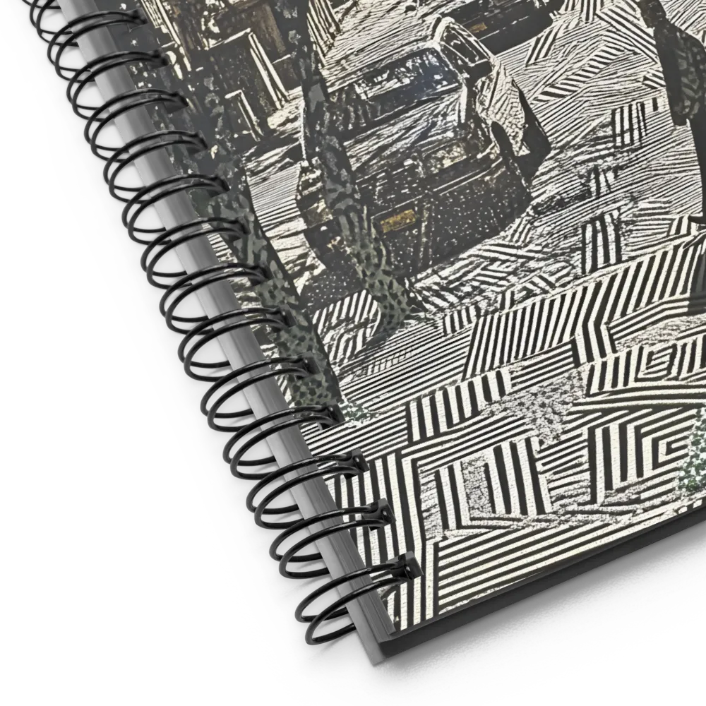 Optical City Scape 
 Spiral Notebook | 140 pages