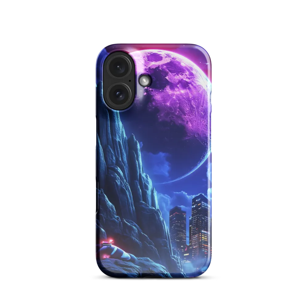 Neon Glow on Distant Shores 
 iPhone 16 Pro | Tough Case