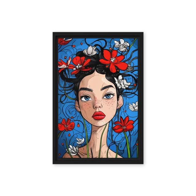 Blue Dream Bloom | Art Print