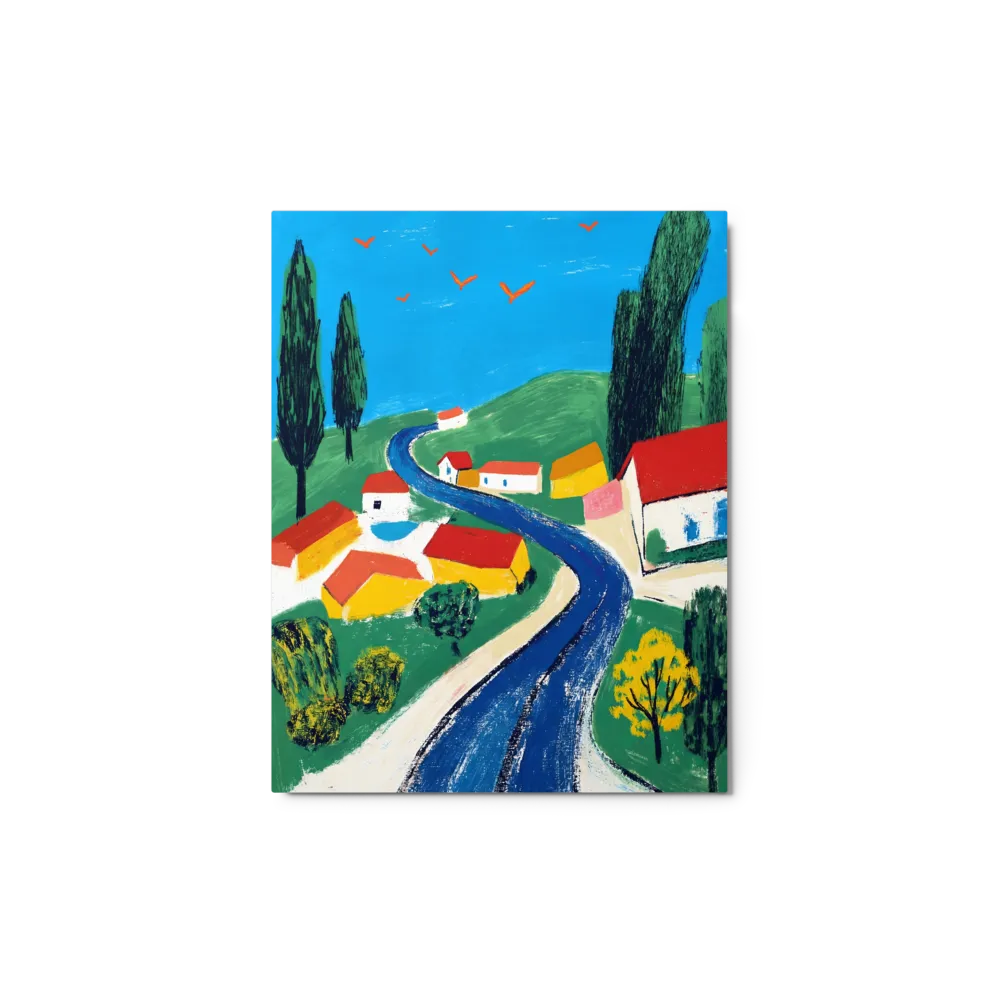 Vibrant Village Landscape