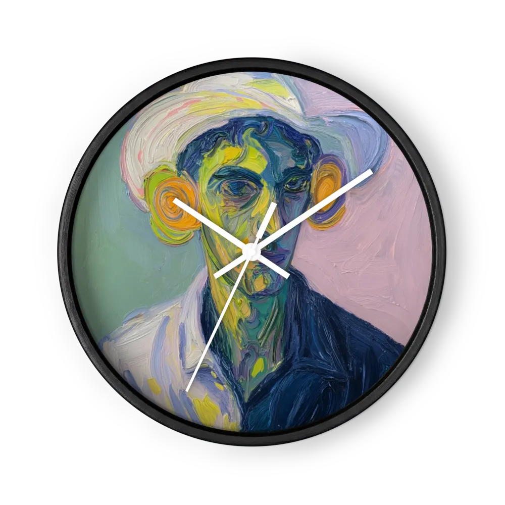 Portrait in Swirling Colors