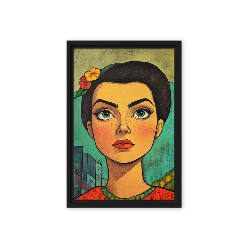 Urban Floral Muse | Art Print