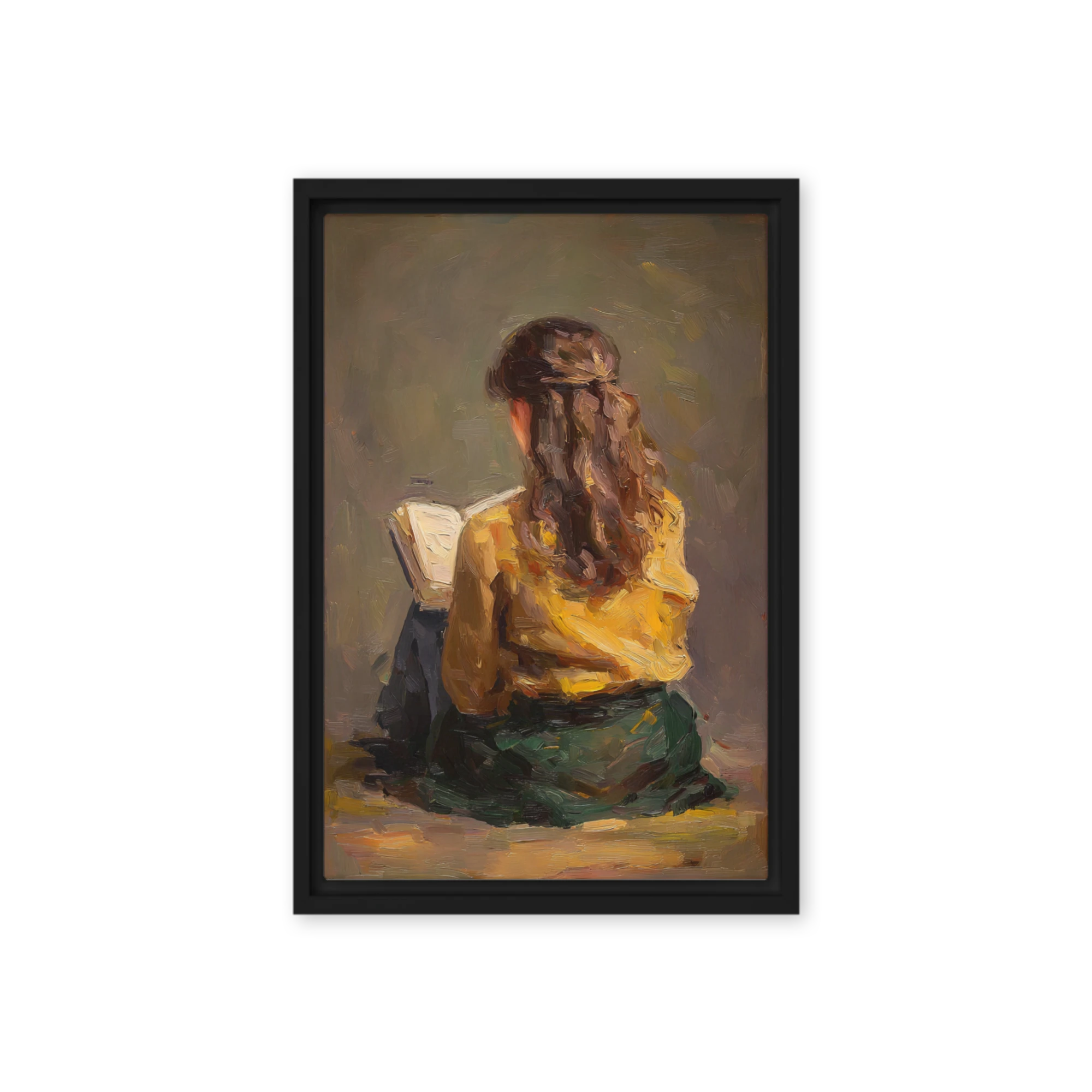 The Quiet Reader | Art Print