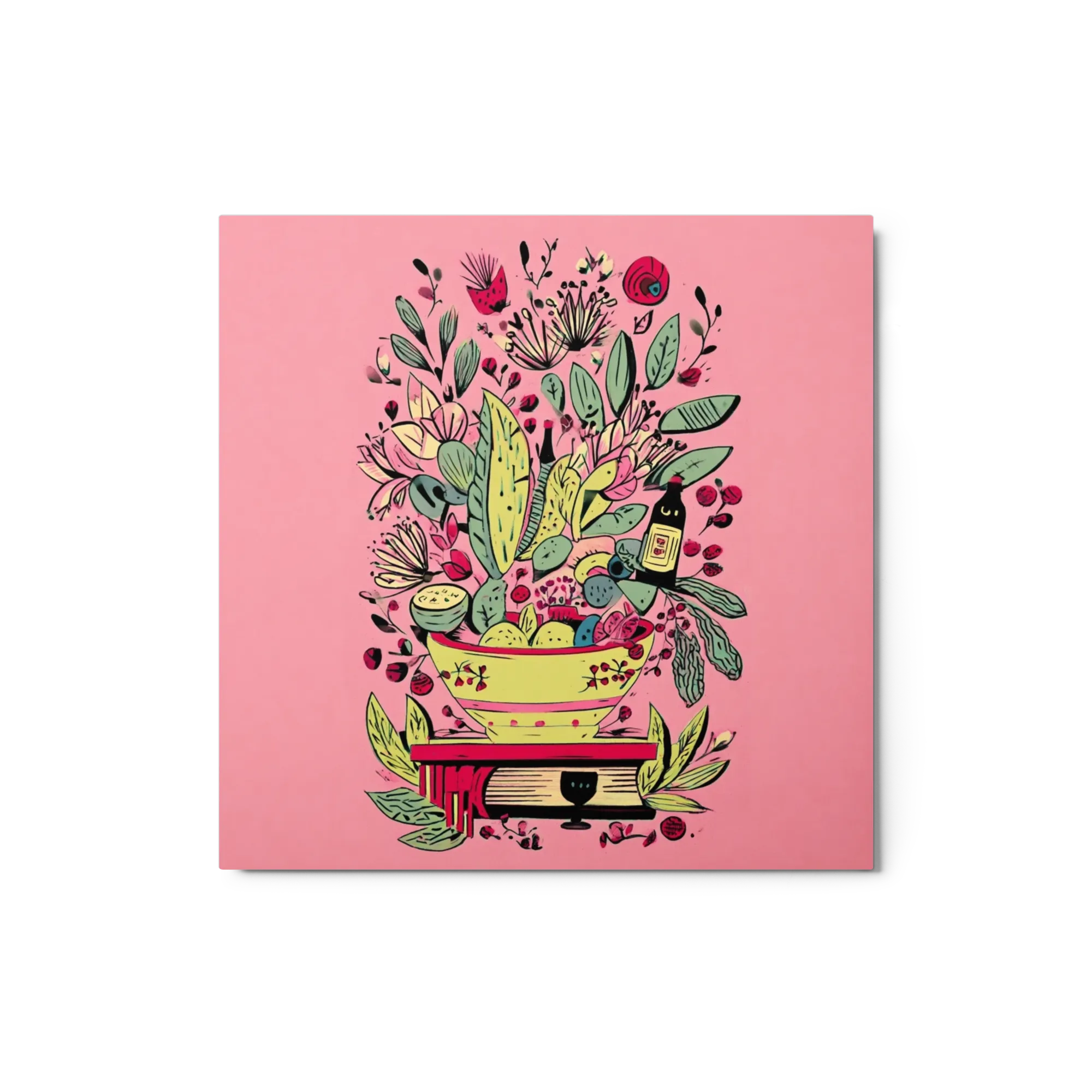 Pink Botanical Oasis