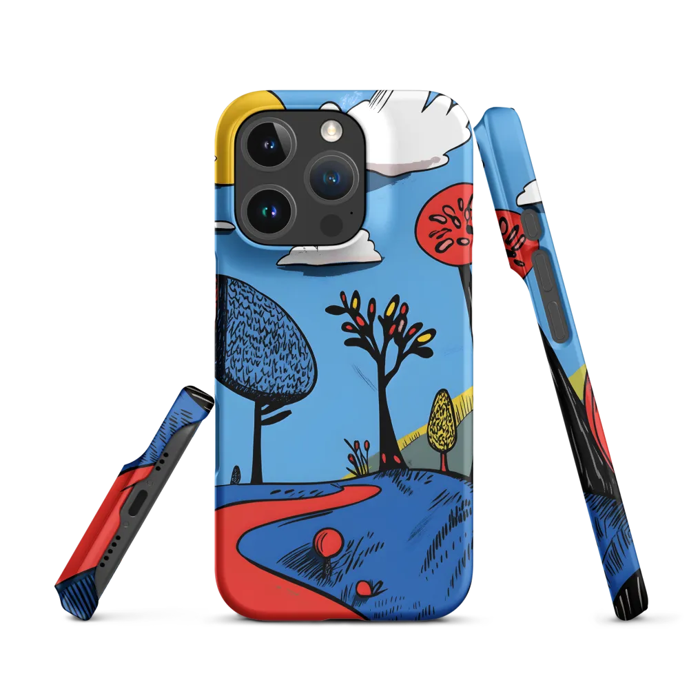 Playful Landscape Illustration | Phone Case