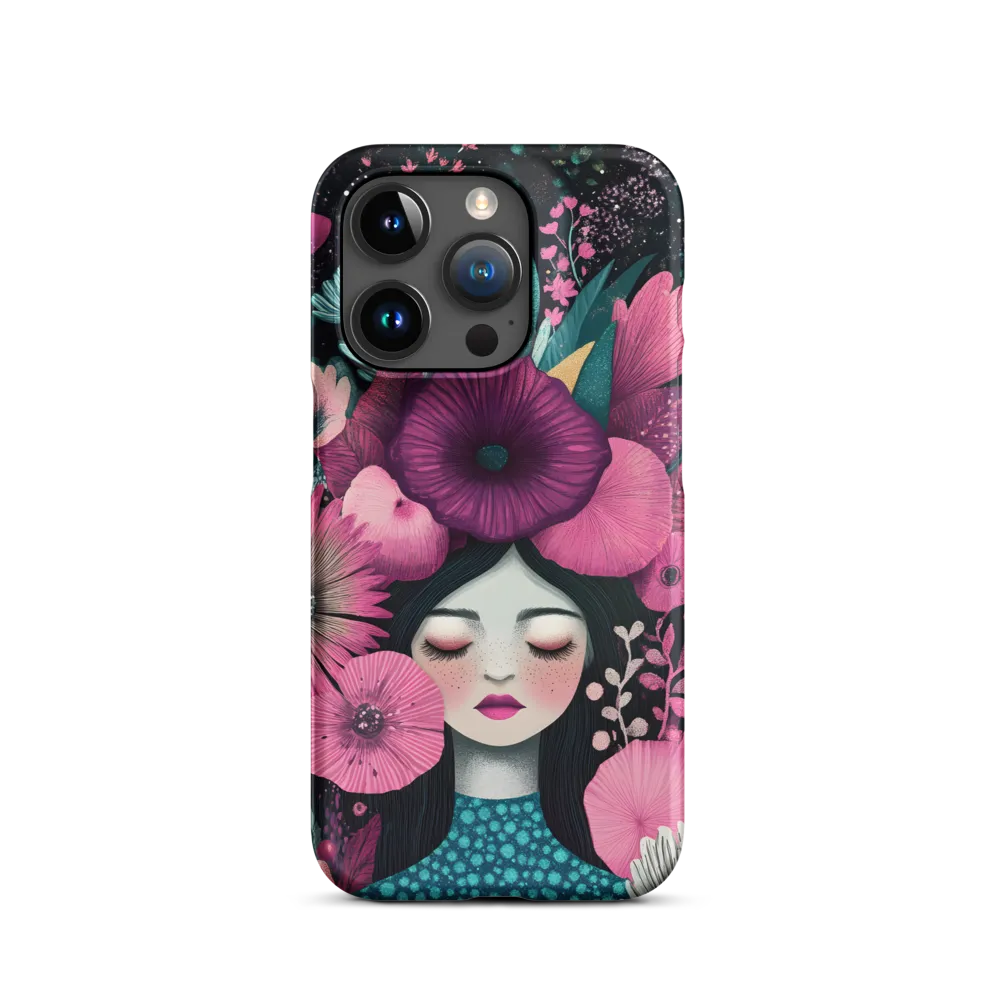 Floral Dreamscape Portrait | Phone Case