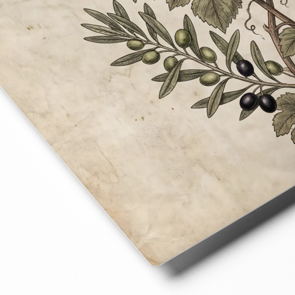 Mediterranean Botanical Engraving | Art Print