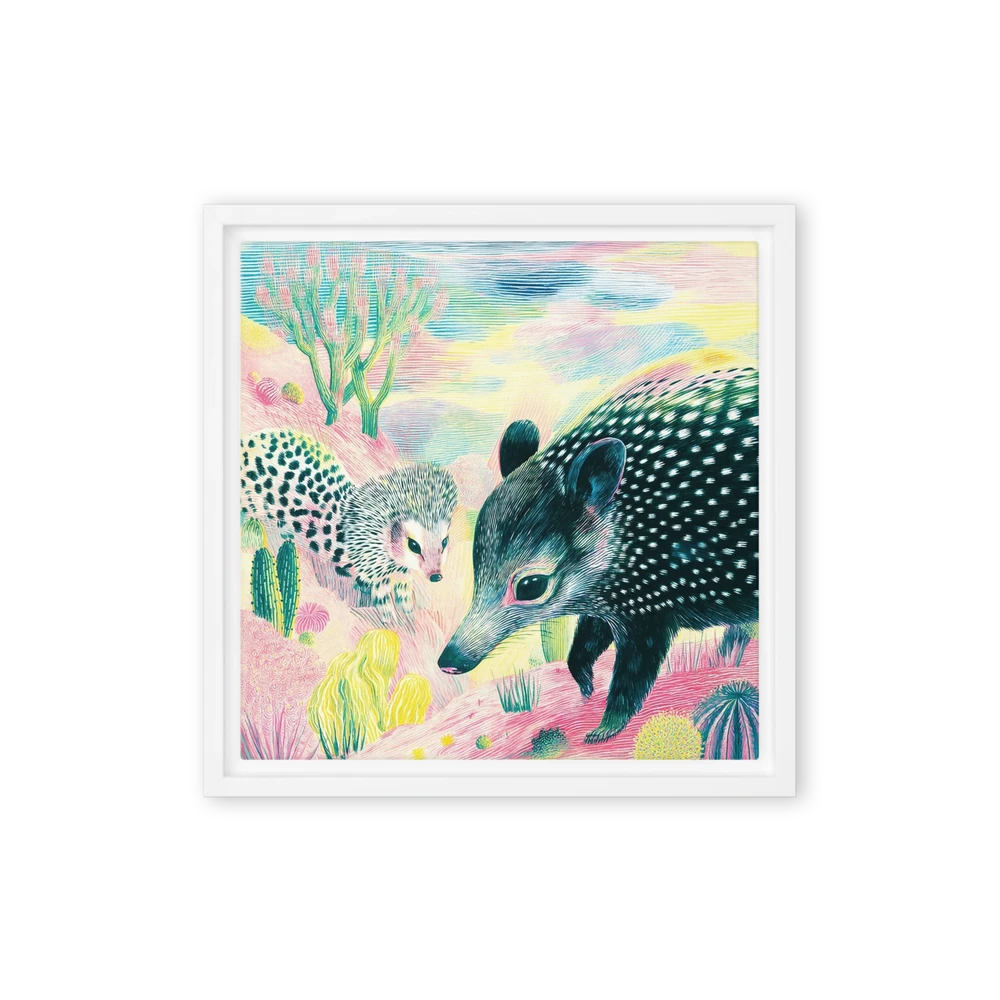 Pastel Desert Creatures | Art Print