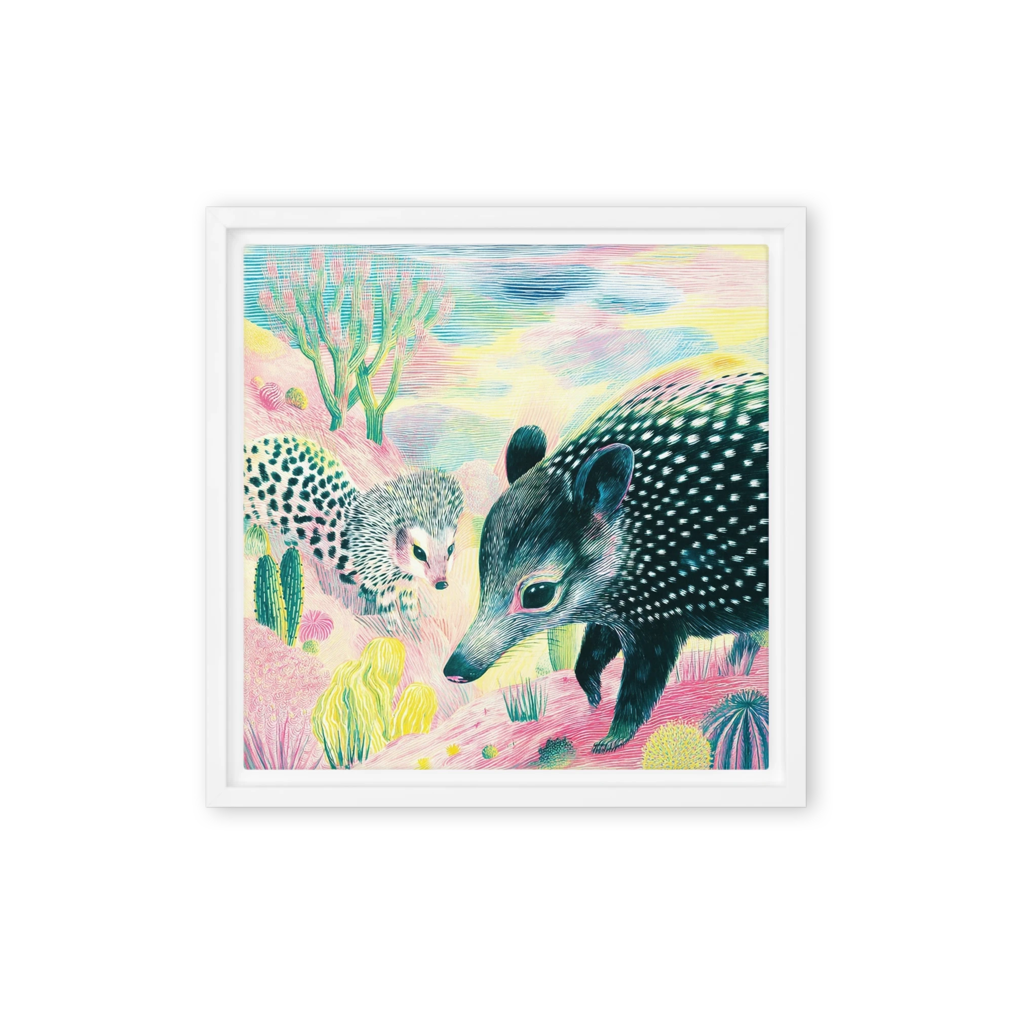 Pastel Desert Creatures