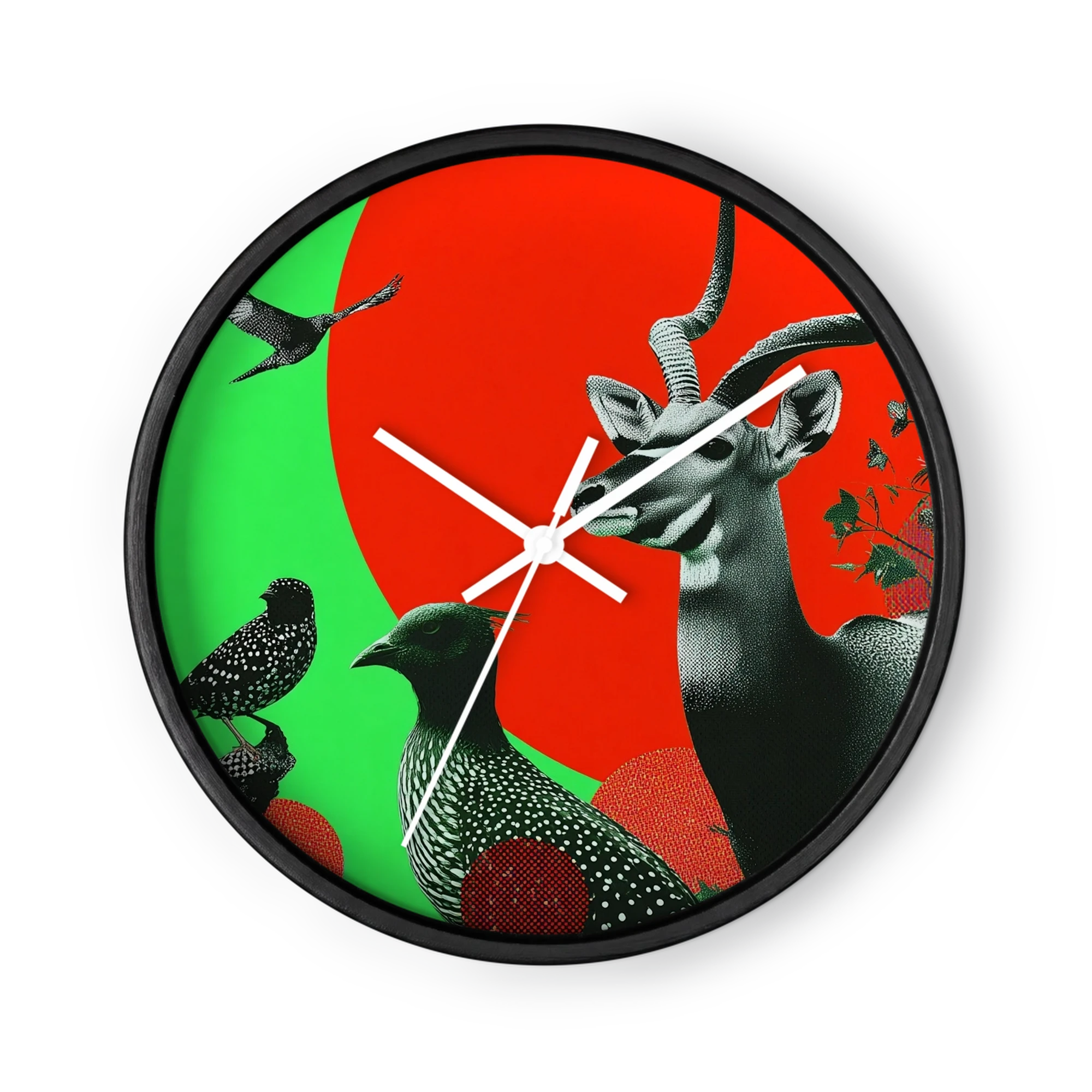 Crimson and Emerald Wildlife