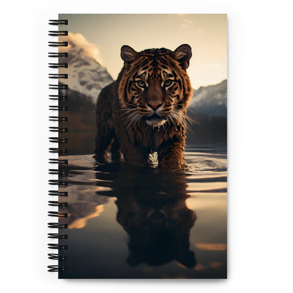 Majestic Reflection: The Tiger's Domain