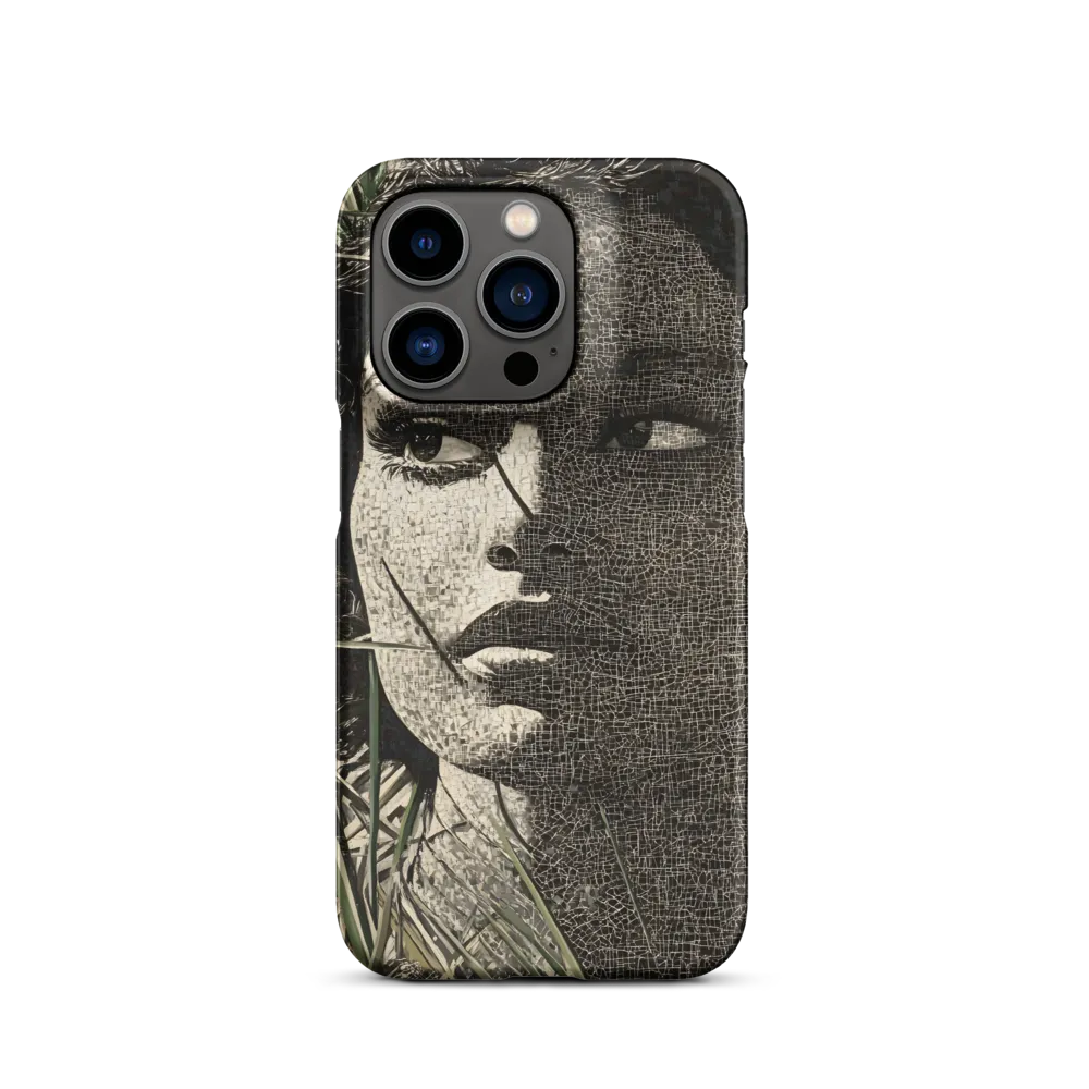 Mixed Media Portrait of a Woman | Phone Case