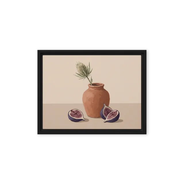 Fig and Terracotta Still Life | Art Print