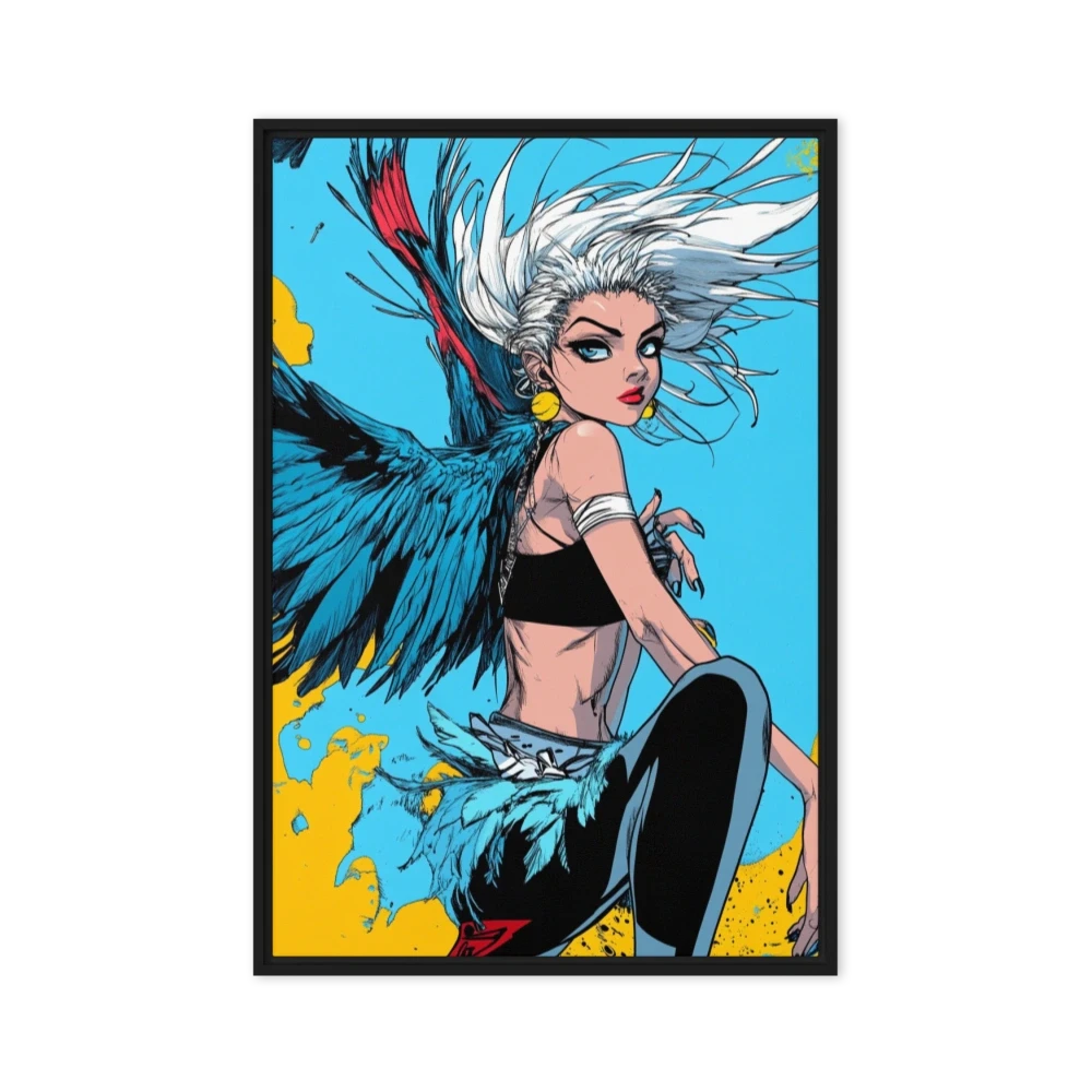 Female Character with Bird Wings