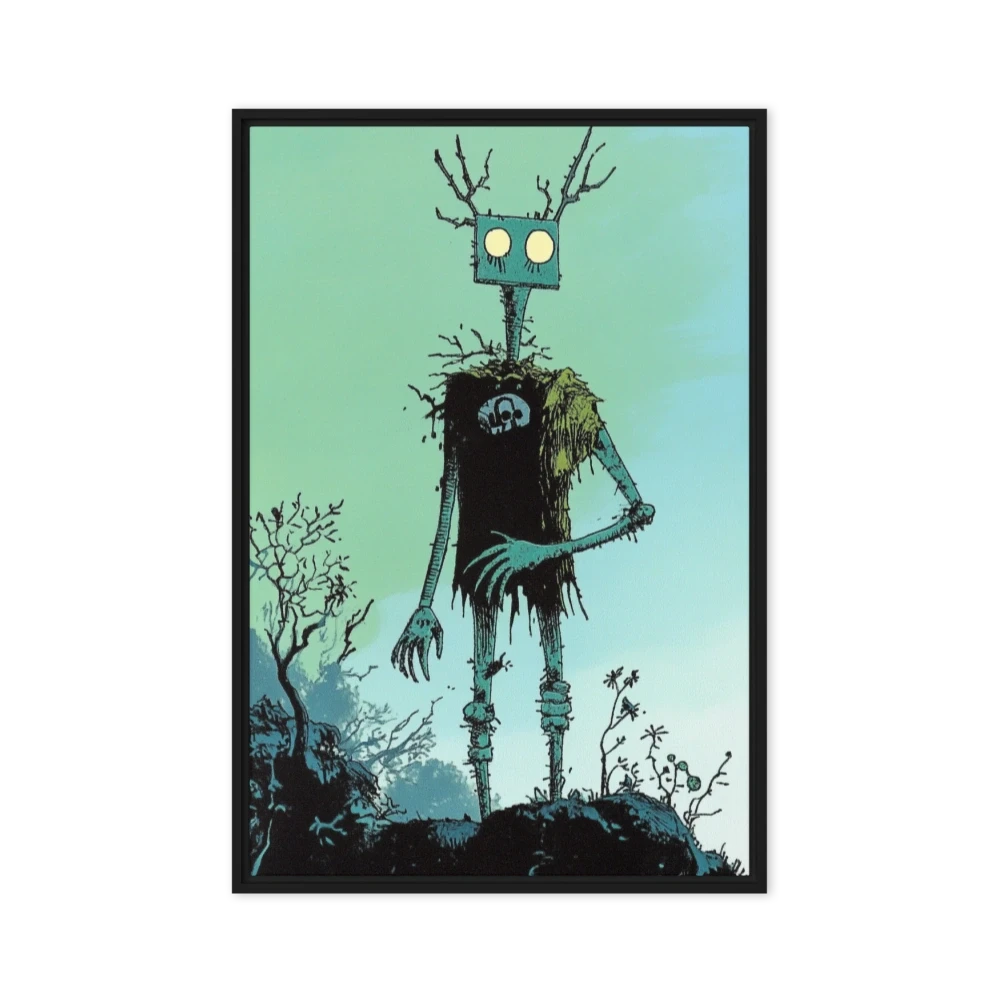 Surreal Robot Monster Illustration