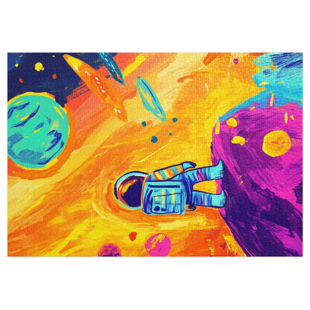 Cosmic Wanderer 
 Jigsaw Puzzle in Tin Box
