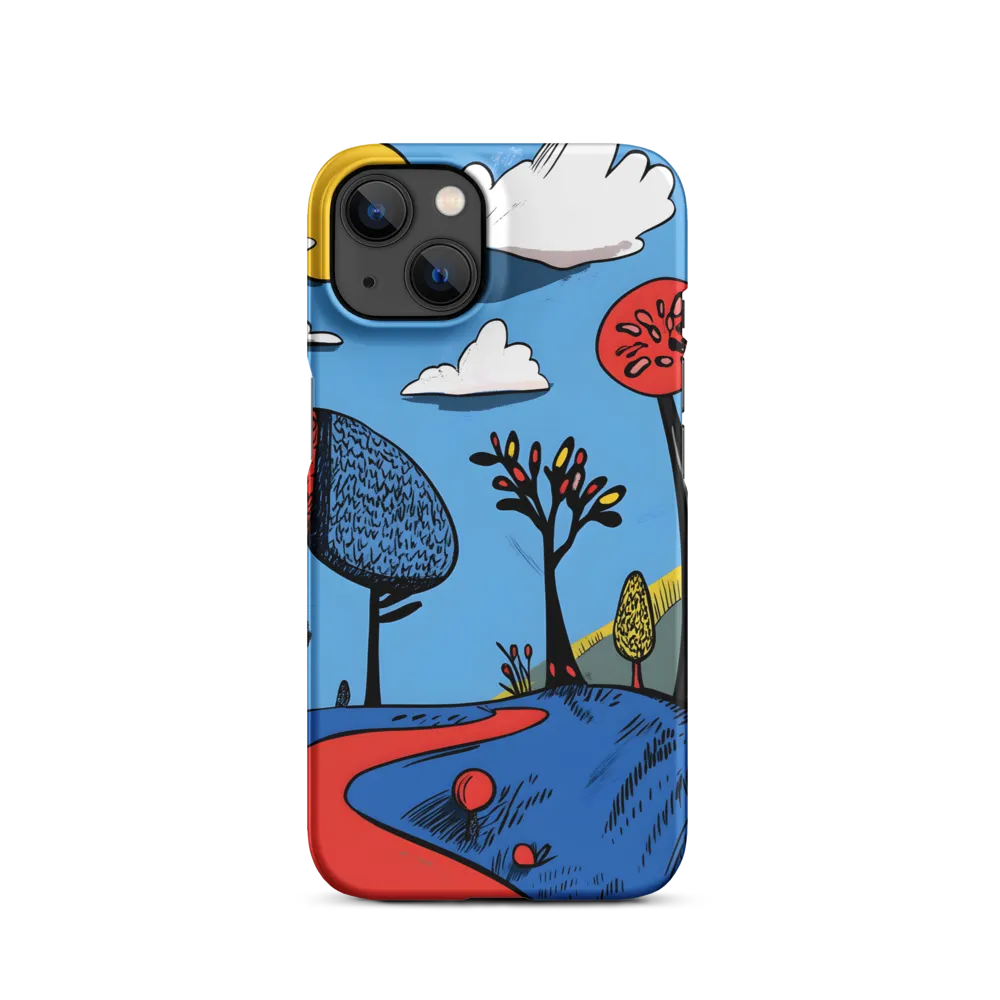 Vibrant Surreal Pathway | Phone Case