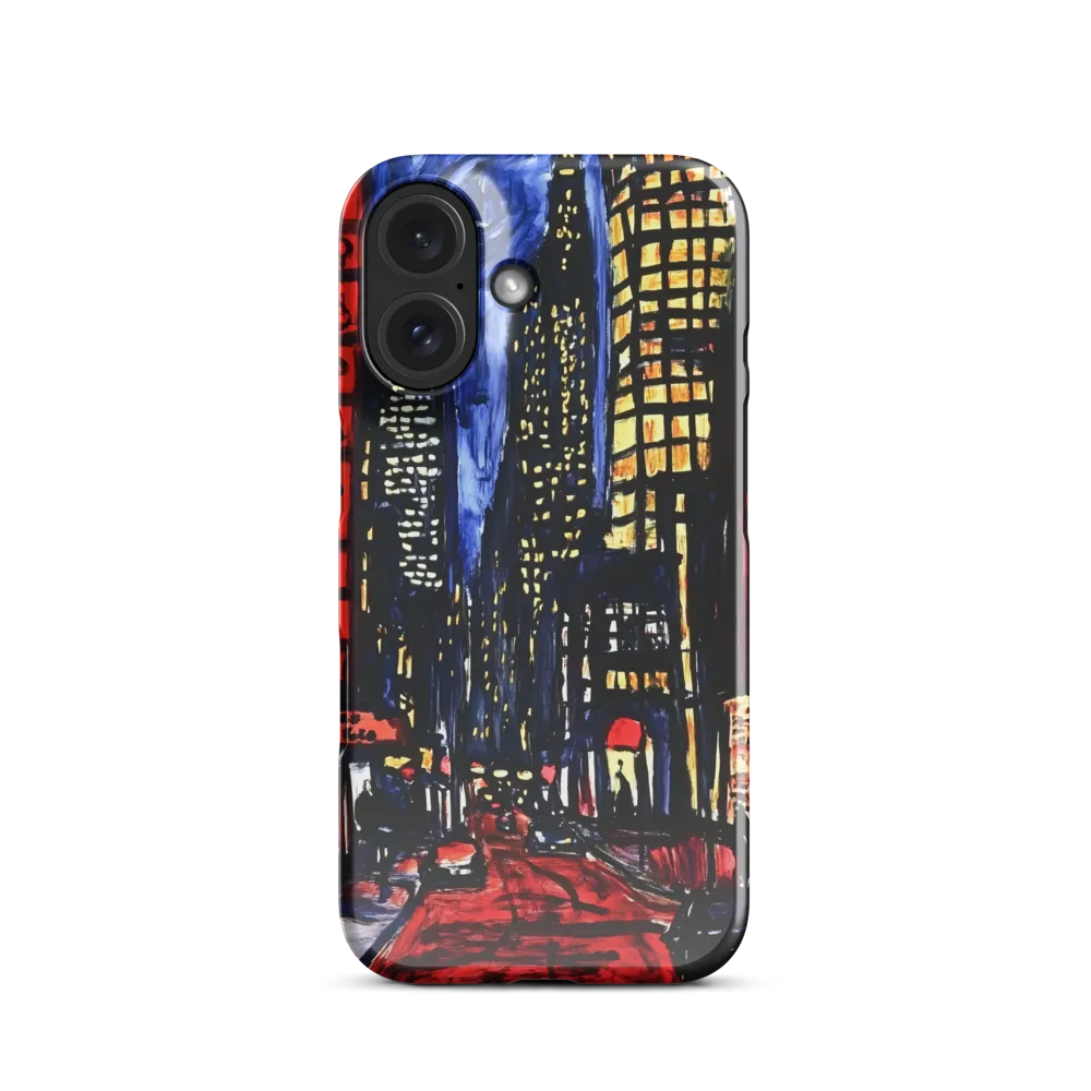 Neon City Streets 
 iPhone 11 Pro Max | Snap Case