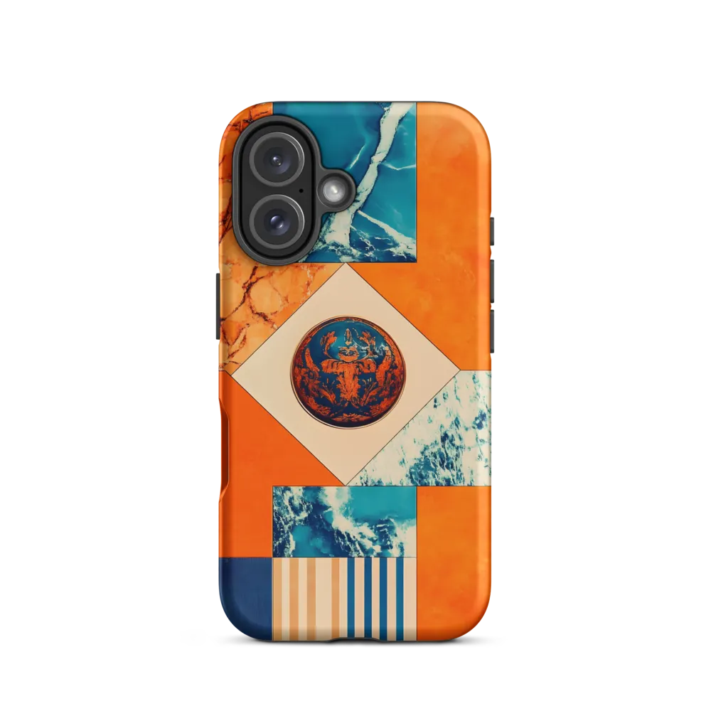 Abstract Geometric Design with Textures | Phone Case