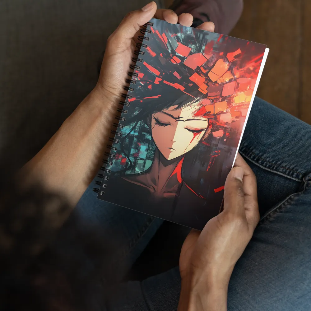 Shattered Serenity 
 Spiral Notebook | 140 pages