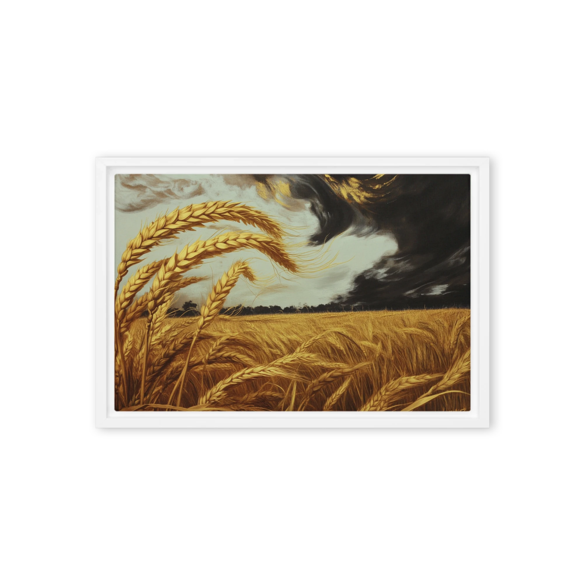 Golden Wheat Before the Storm | Art Print