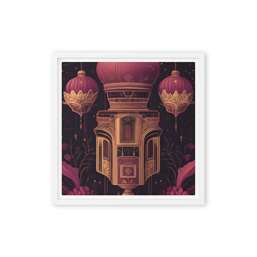 Eastern Grandeur 
 Poster with White Frame | 12″x 12″