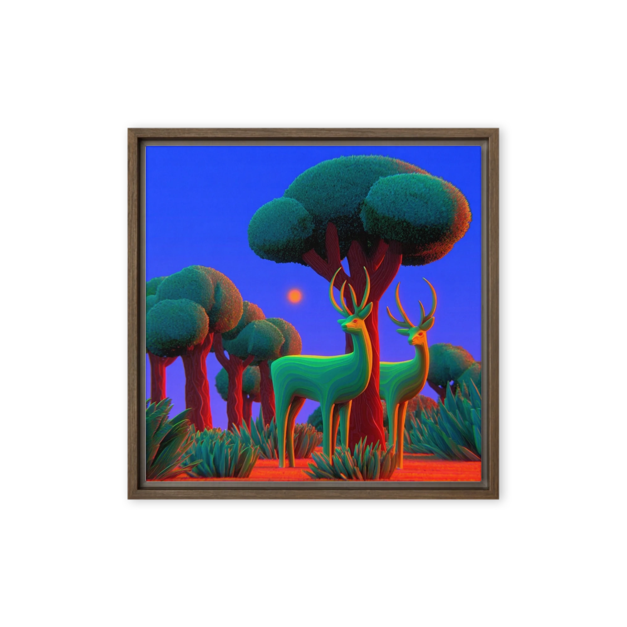 Luminous Forest Stags
