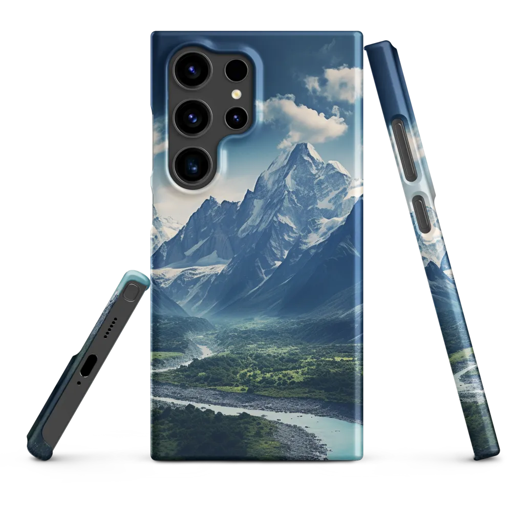 Mountain Landscape with River | Phone Case