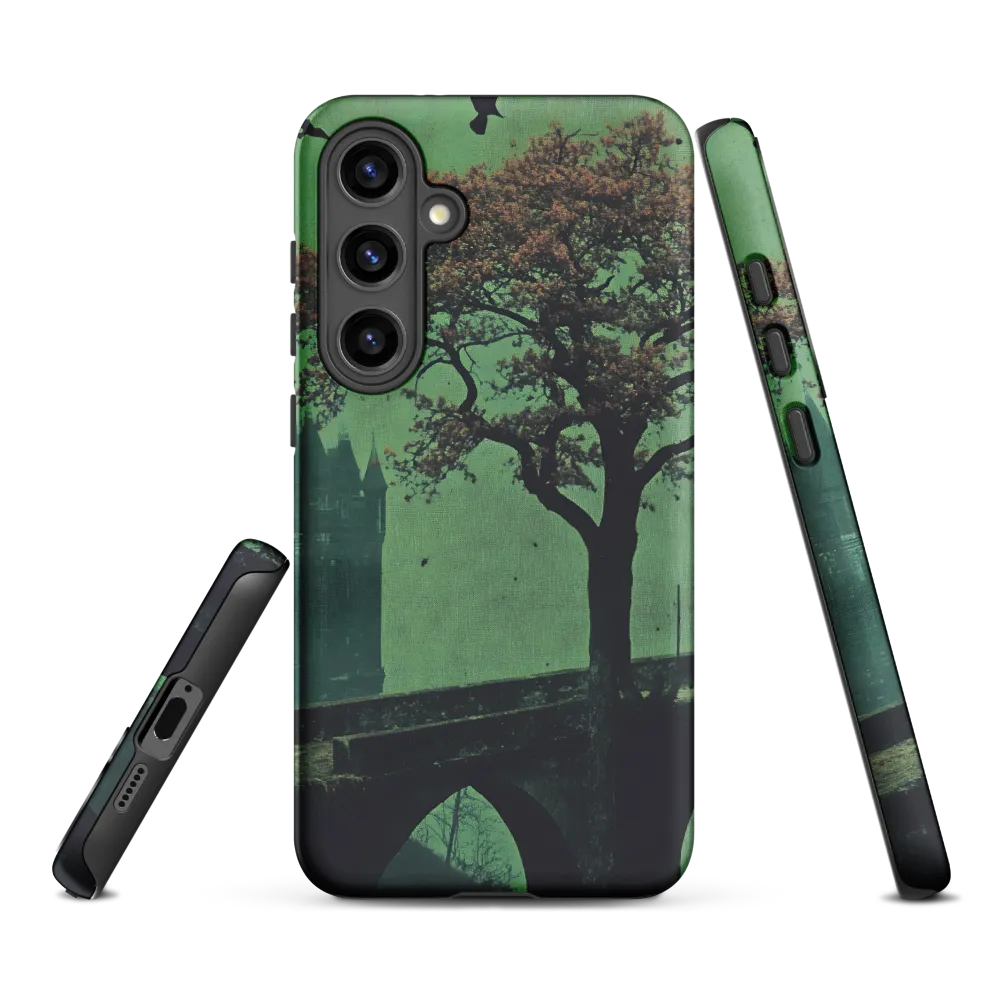 Surreal Landscape with Tree and Castle | Phone Case