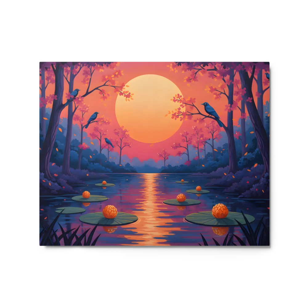 Enchanted Forest Sunset