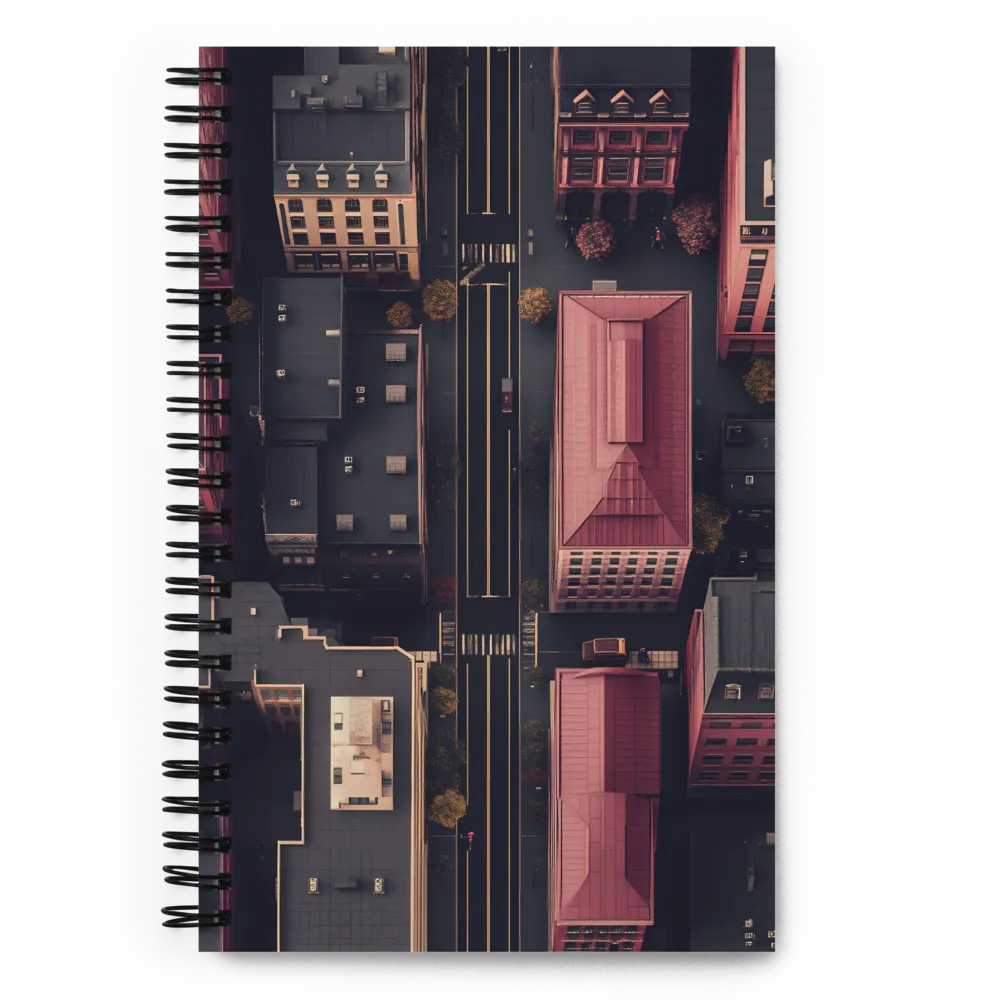 Urban Grid 
 Spiral Notebook | 140 pages