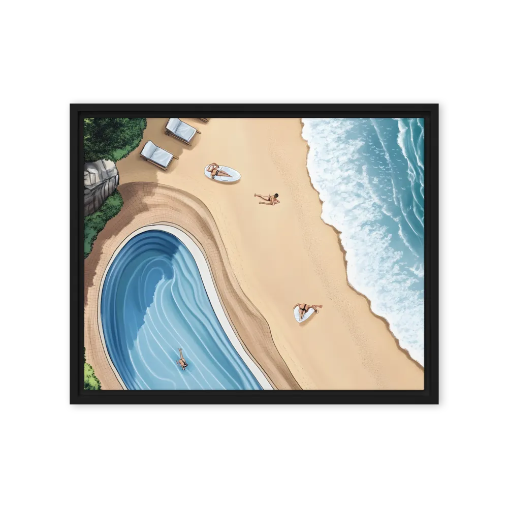 Aerial Summer Retreat 
 Canvas | 32″x 48″
