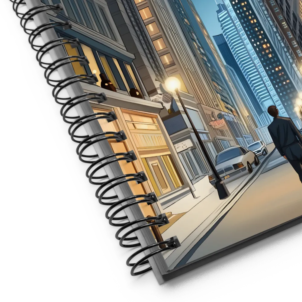 Solitary City Stroll 
 Spiral Notebook | 140 pages
