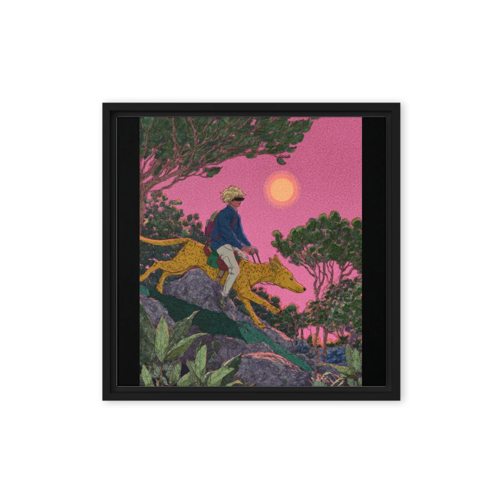 The Pink Sky Companion | Art Print