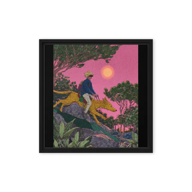 The Pink Sky Companion | Art Print