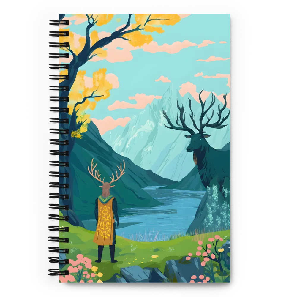 The Antlered Watch 
 Spiral Notebook | 140 pages
