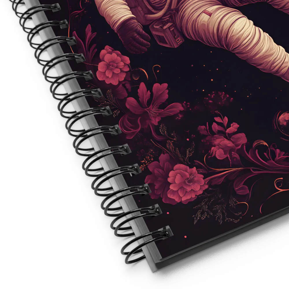Cosmic Bloom 
 Spiral Notebook | 140 pages